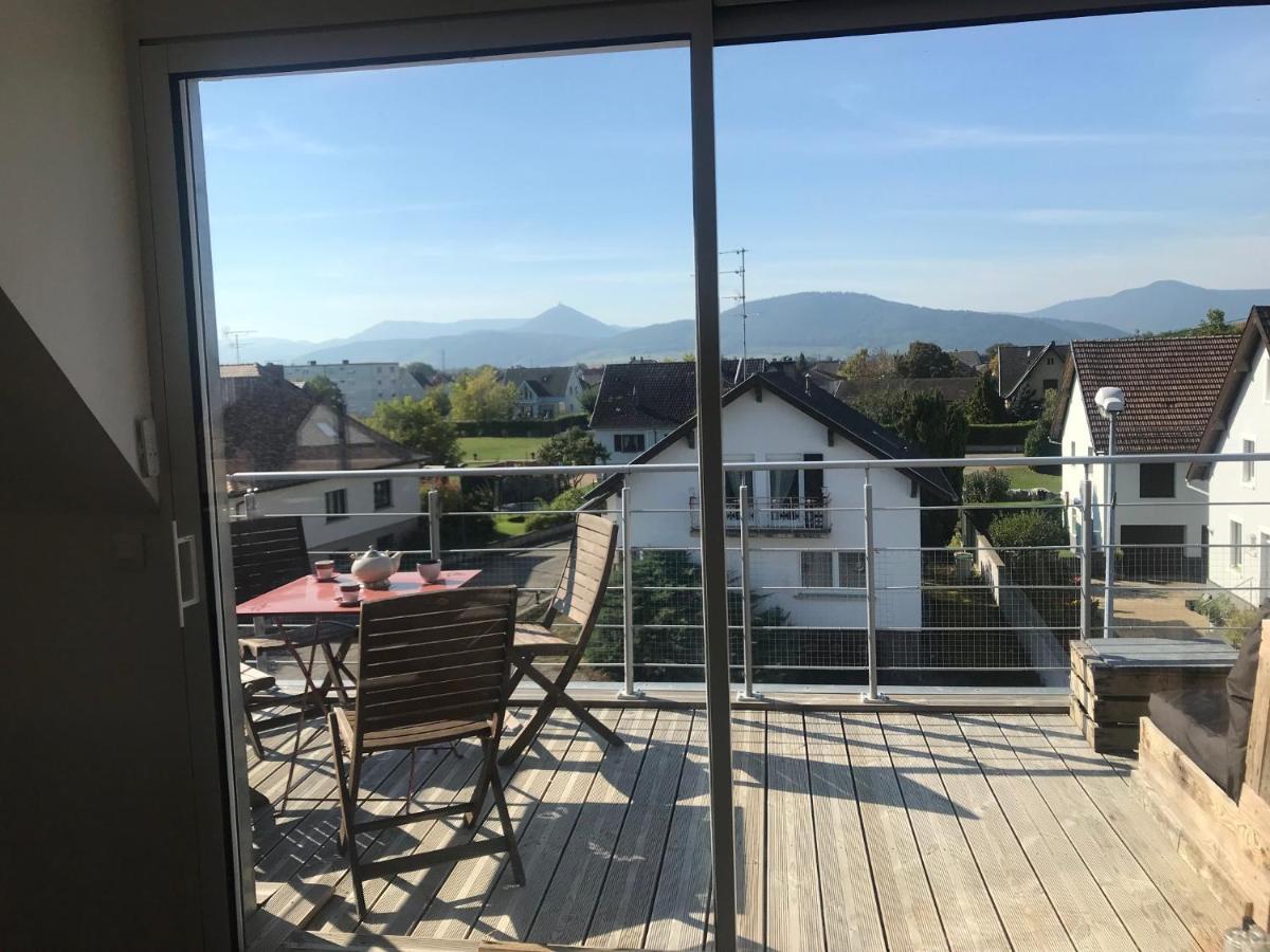 Appartement Chaleureux Et Lumineux Avec Vue ! Au Centre Alsace Sélestat Exteriér fotografie