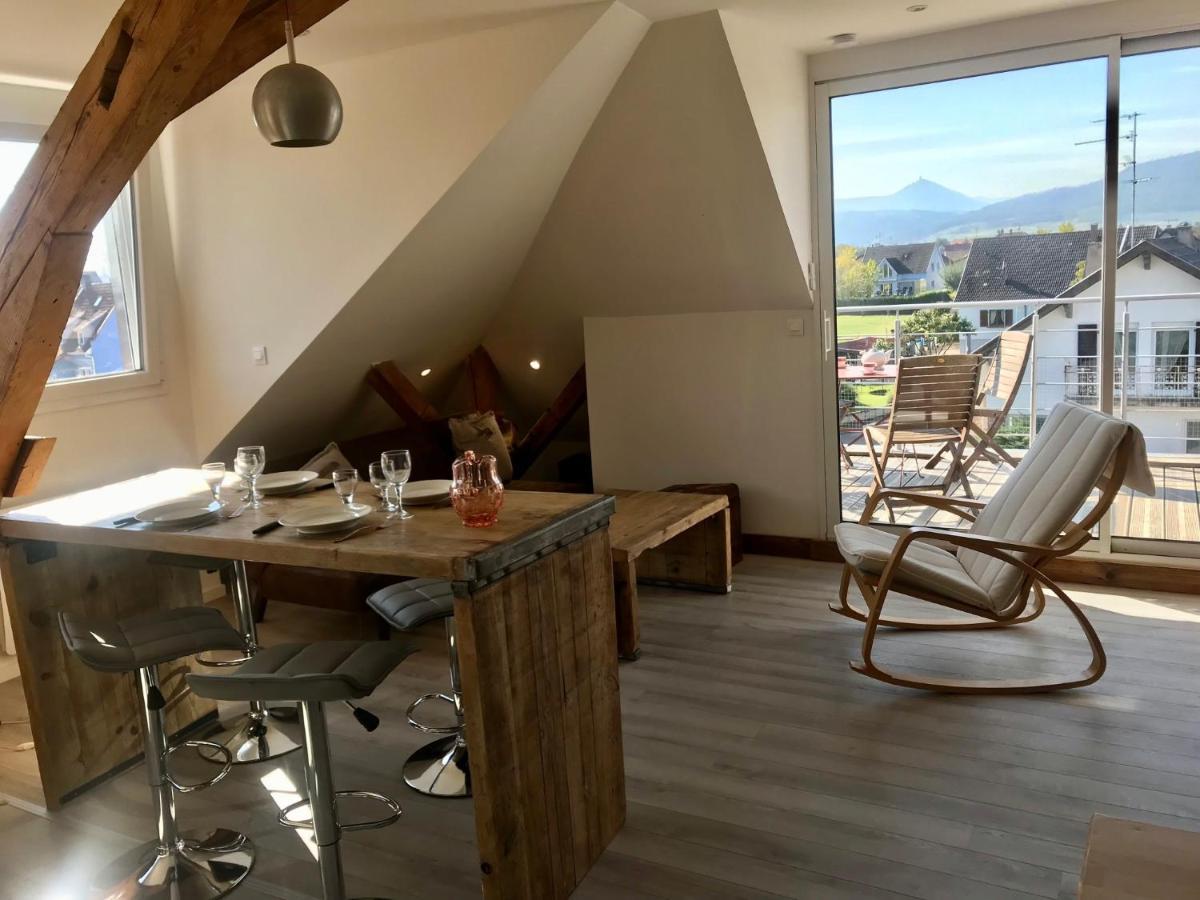 Appartement Chaleureux Et Lumineux Avec Vue ! Au Centre Alsace Sélestat Exteriér fotografie
